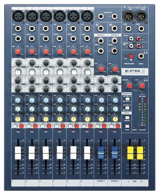 фото Микшер soundcraft epm6