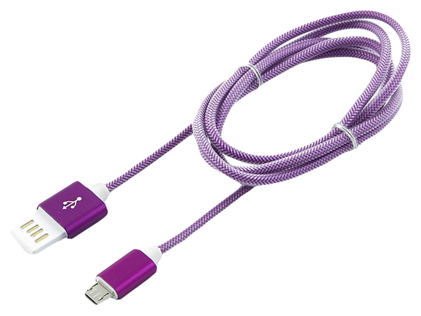 Кабель Gembird CCB-ApUSBp1m USB 2,0 Cablexpert, AM/Lightning 8P, 1м, фиолетовый металлик