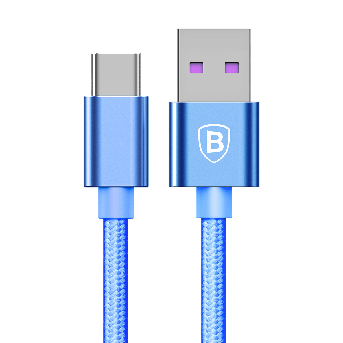 фото Кабель baseus speed type-c 1m blue