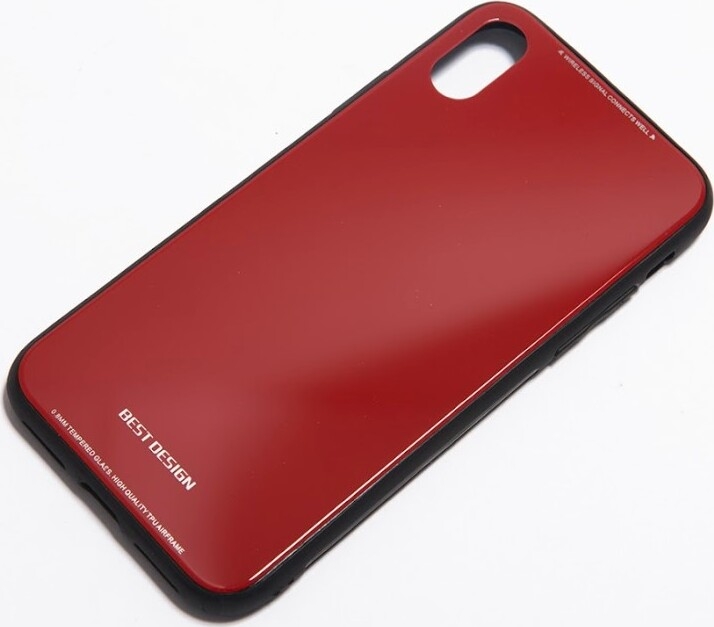 

Чехол TFN для Iphone X Glass red, Красный