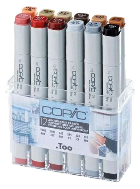 фото Набор маркеров copic classic. архитектура 12 ов