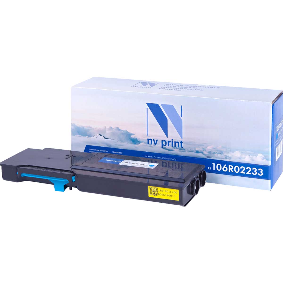 

Картридж для лазерного принтера NV Print 106R02233C, голубой, NV-106R02233C