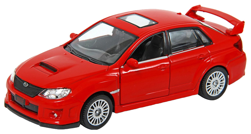 

игрушечная машинка металлическая RMZ City 1:32 SUBARU WRX STI инерционная, Цвет Красный