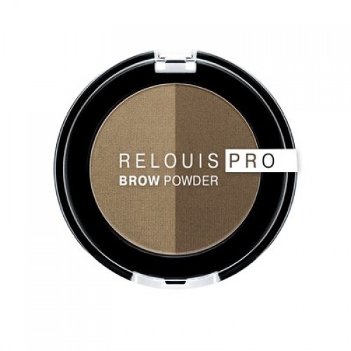 Тени для бровей Relouis PRO Brow Powder тон 01 Blonde двойные тени для бровей makeover paris perfect brow duo blonde