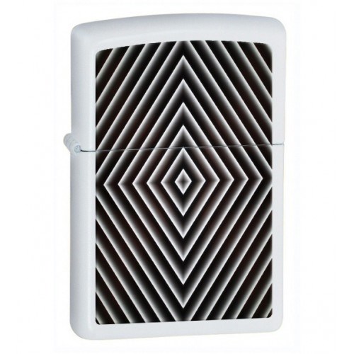 

Бензиновая зажигалка Zippo Diamond Bullseye 28039 White Matte, Белый, Diamond Bullseye 28039