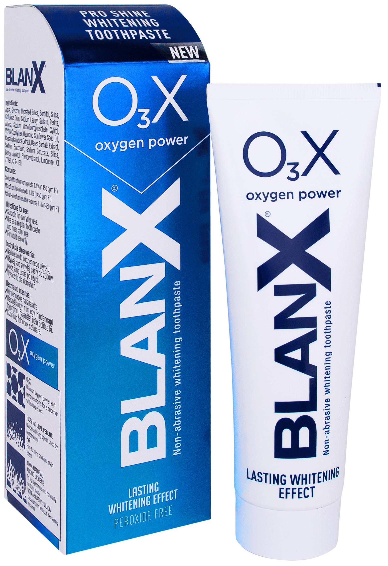 фото Зубная паста blanx o3x lasting whitening effect 75 мл