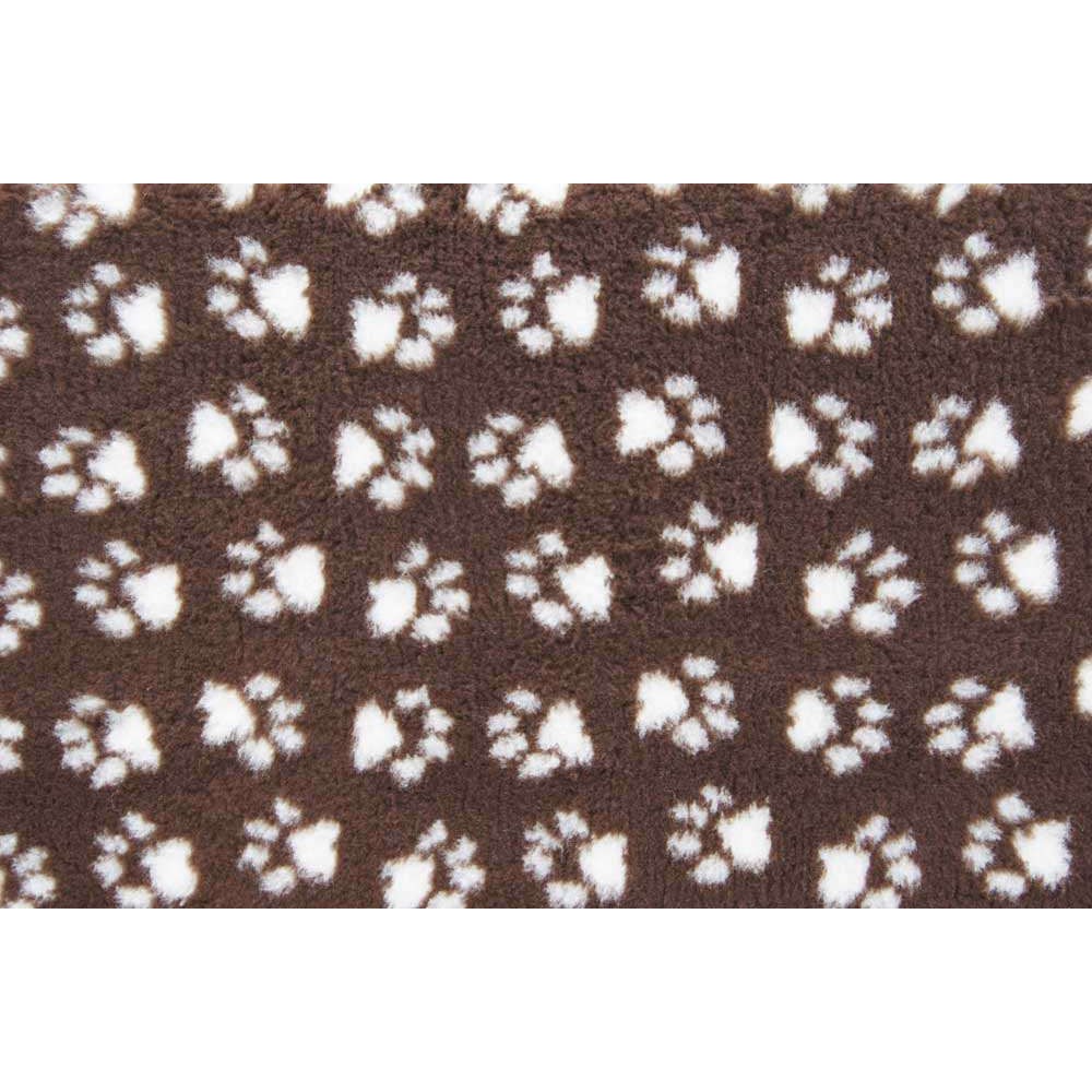 фото Коврик для собак profleece полиэстер, шоколад, крем, 35x50 см