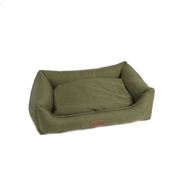 Лежанка для собак Katsu Sofa Opi, хаки, 124х93х29 см