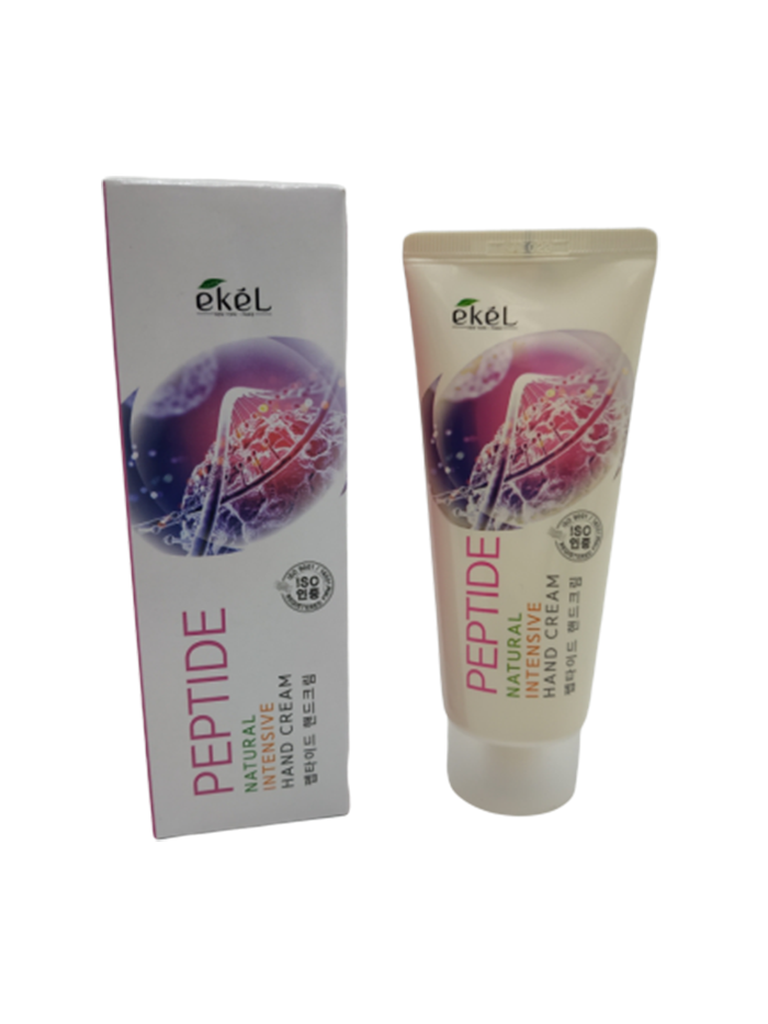 фото Крем для рук с пептидами ekel peptide natural intensive hand cream 100 мл