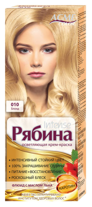 фото Краска для волос acme color рябина intense 010 блонд 135 мл