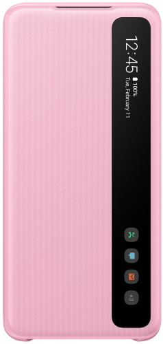Чехол Samsung Smart Clear View Cover X1 для Galaxy S20 Pink