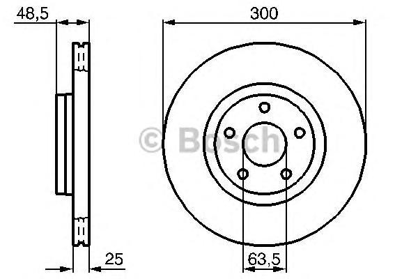 фото Тормозной диск bosch 0986479171