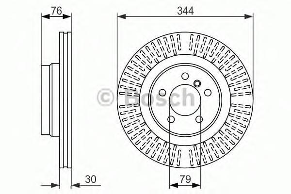 фото Тормозной диск bosch 0986479489