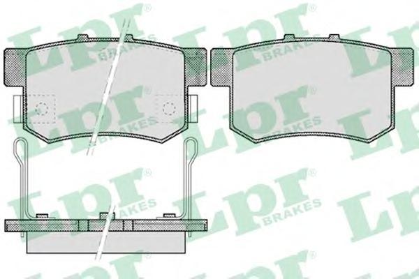 

Тормозные колодки Lpr 05P508