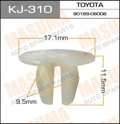 

Клипса автомобильная Masuma KJ310