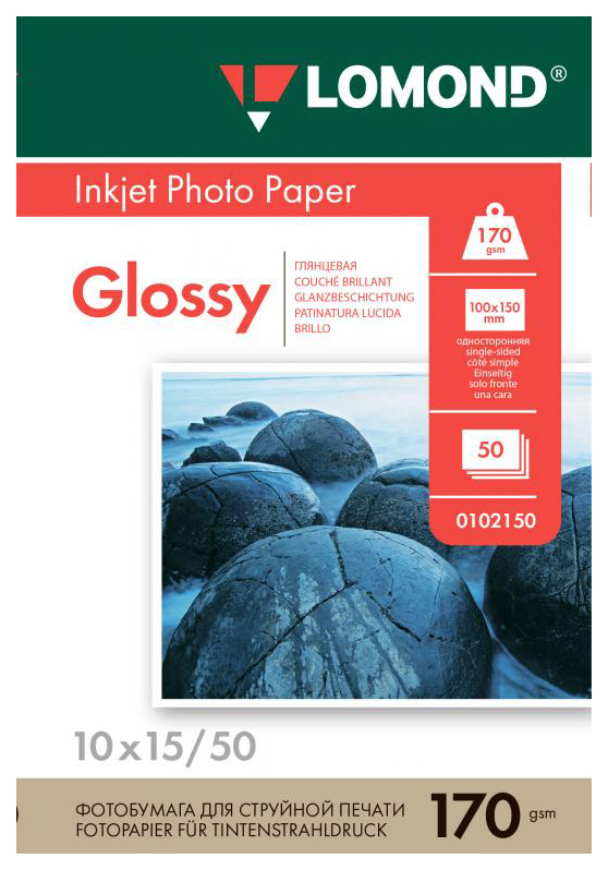 фото Фотобумага lomond 0102150 photo paper glossy белый