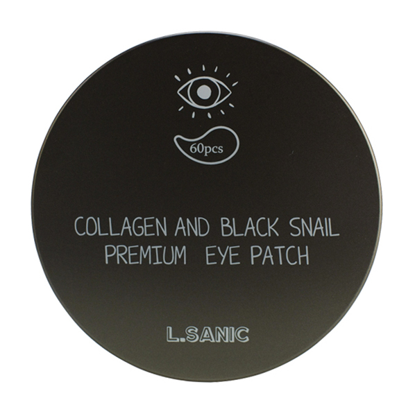 Патчи для глаз L.SANIC Collagen and Black Snail Premium Eye Patch премиум, 60 шт. esfolio патчи для глаз black caviar гидрогелевые с экстрактом черной икры 60