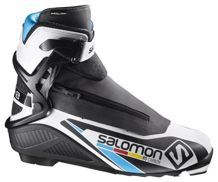 фото Ботинки для беговых лыж salomon rs prolink 2019, black/blue/white, 46.5