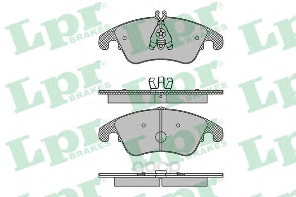 

Тормозные колодки Lpr передние спортивные для Mercedes-Benz W204, W212 05P1421
