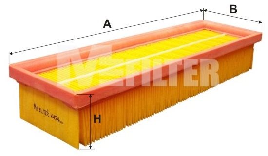 

Фильтр воздушный MFILTER K 424