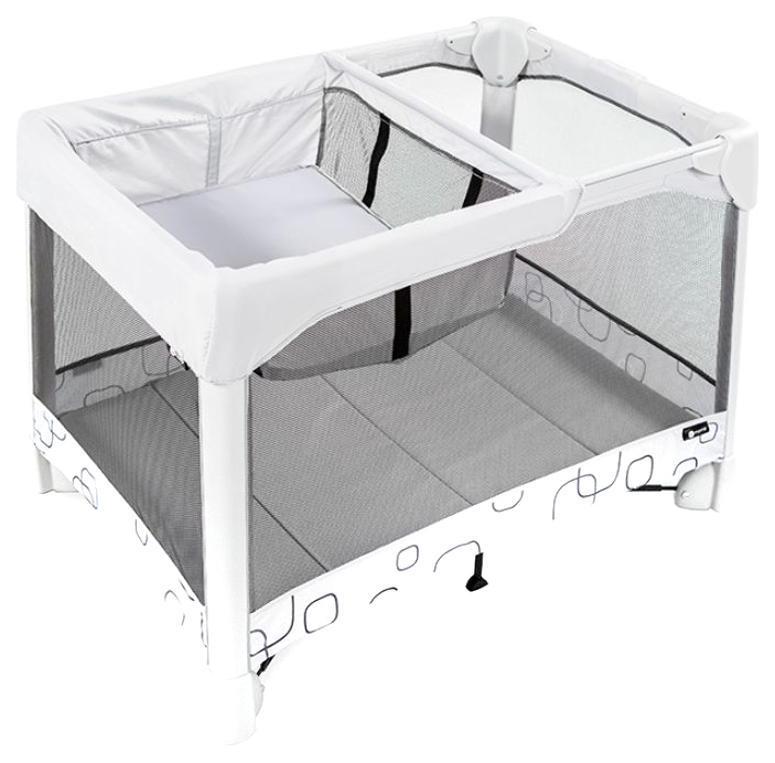 фото Манеж-кровать 4moms breeze classic серый