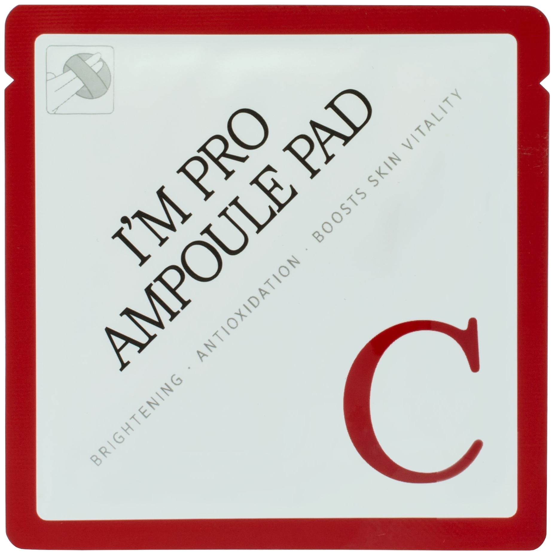 

Спонж для умывания Wish Formula I'm Pro Ampoule Pad-C, Желтый