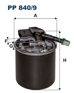 фото Фильтр топливный filtron pp840/9