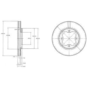 

Тормозной диск DELPHI BG2798