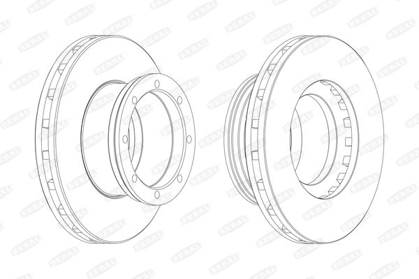 Тормозной диск Beral BCR190A
