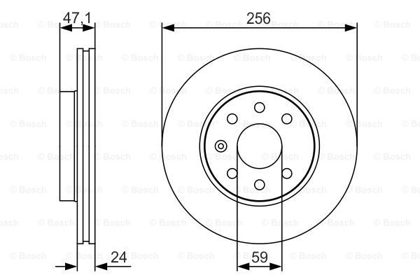 фото Тормозной диск bosch 0986479s65