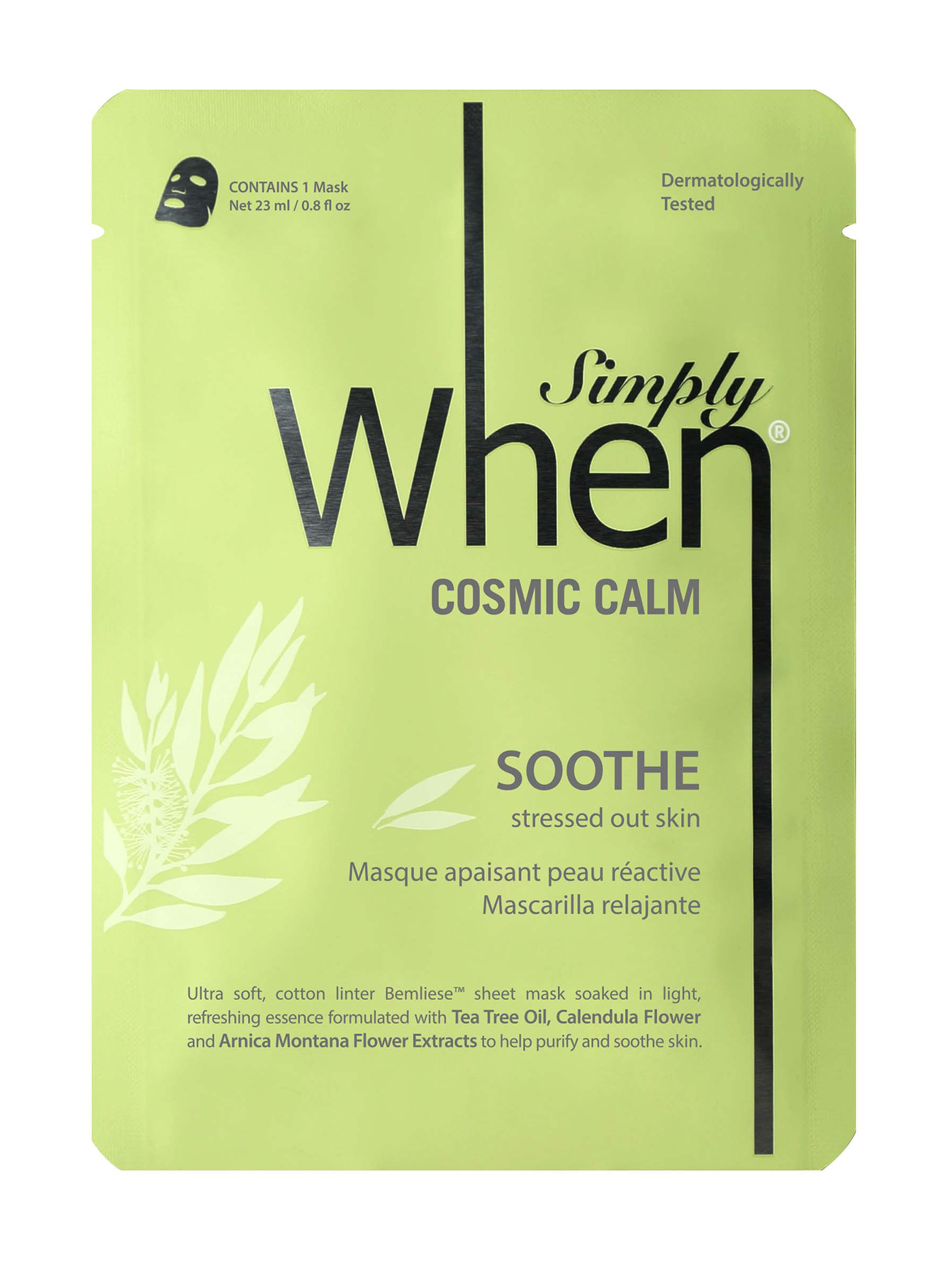 

Маска для лица Simply When Cosmic Calm 23 мл