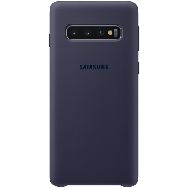 фото Чехол samsung silicone cover для galaxy s10 plus dark blue