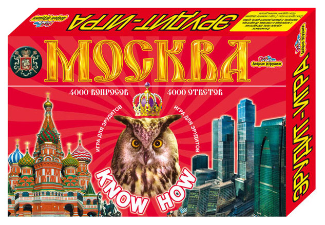 

Настольная игра ИгриКо Эрудит Москва, Эрудит