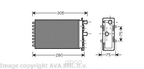

Pадиатор печки Ava для Volkswagen T4 1.8-2.8i/d 1990-2003 VW6239