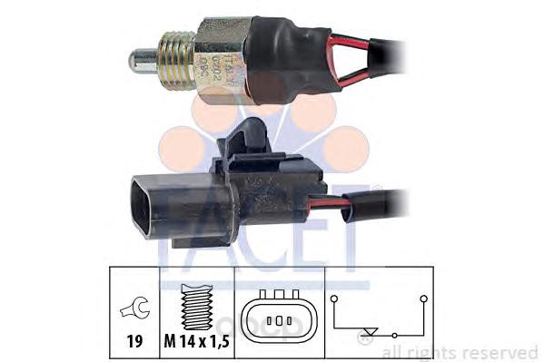 фото Датчик заднего хода mitsubishi challenger, montero classic facet 76202