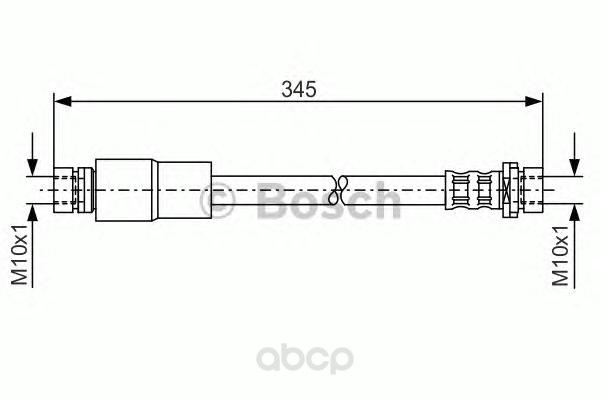 

Шланг тормозной системы BOSCH 1987476058 задний