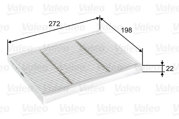 Фильтр воздушный салона Valeo 716067