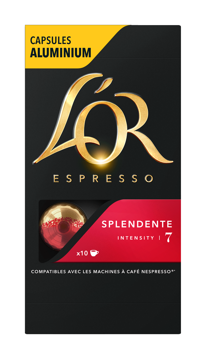 Капсулы L’OR Espresso Splendente для кофемашин Nespresso 10 капсул