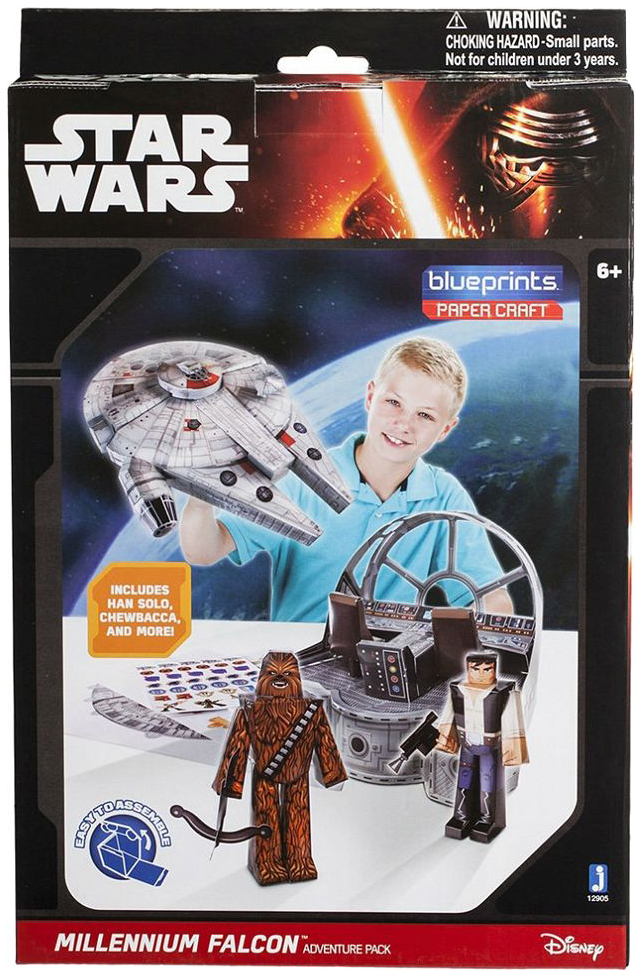 фото Конструктор jazwares из бумаги star wars han solo