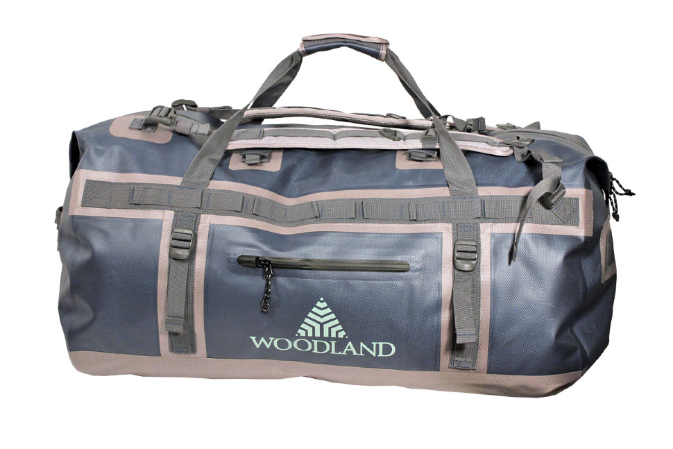 Герморюкзак WoodLand Dry Bag 120 л черный/коричневый