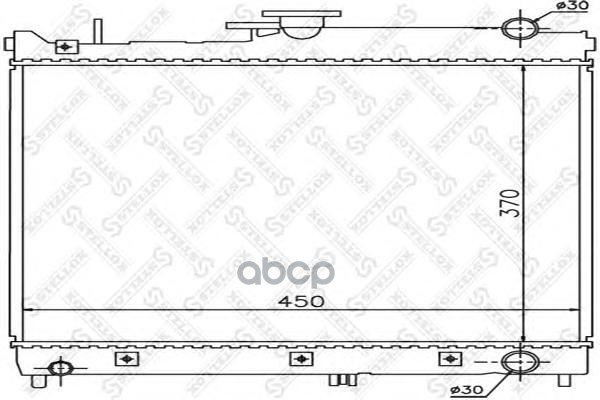 Радиатор системы охлаждения Stellox 1026249SX
