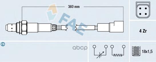 фото Лямбда-зонд fae 77168