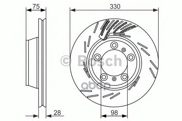 фото Тормозной диск bosch 0986479733