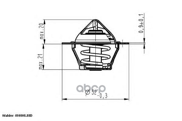 фото Термостат wahler 41080888d