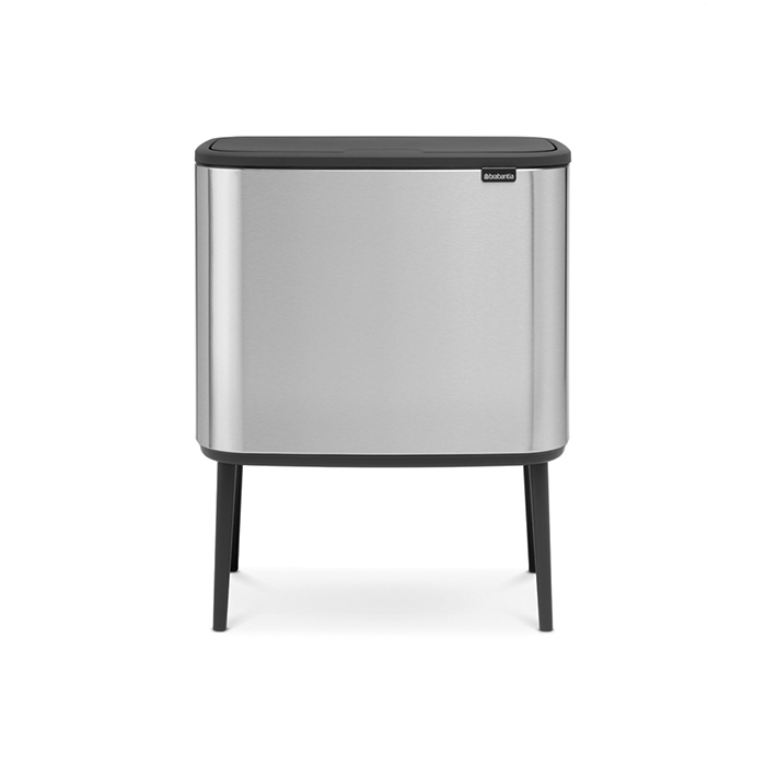 фото Brabantia мусорный бак touch bin bo 36 л стальной матовый (fingerprint proof)