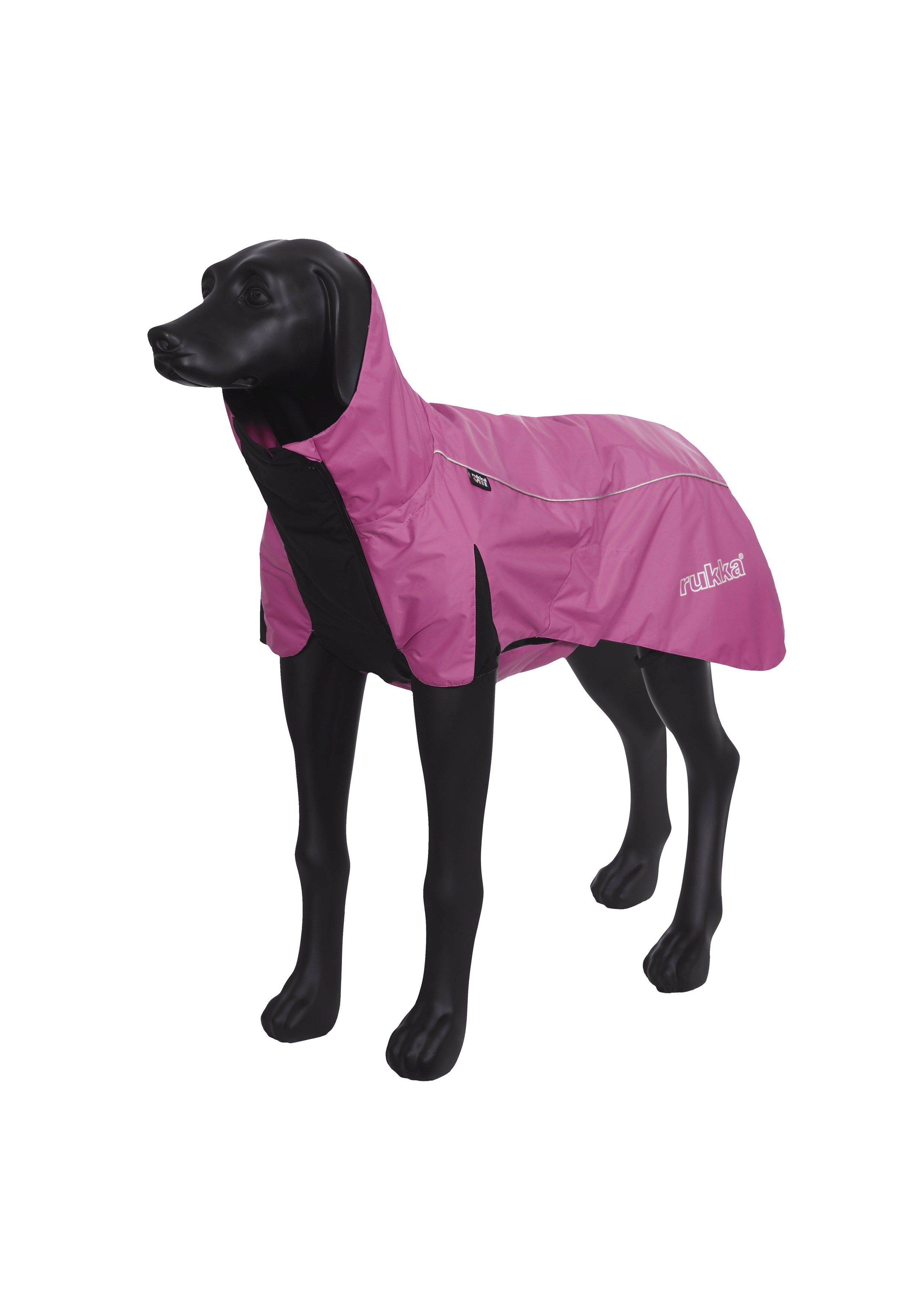 фото Дождевик для собак rukka wave raincoat 25см розовый