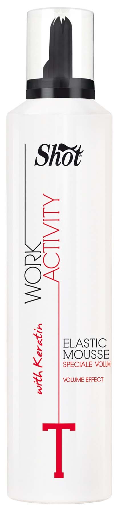 

Мусс для волос Shot Work Activity with Keratin Elastic 300 мл