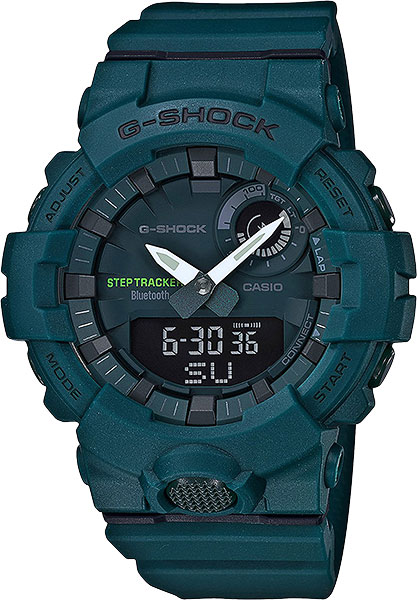 фото Японские спортивные наручные часы casio g-shock gba-800-3a с хронографом