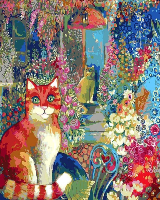 

Живопись по номерам Color Kit Кот, Кот
