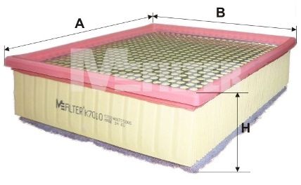 фото Фильтр воздушный mfilter k 7010